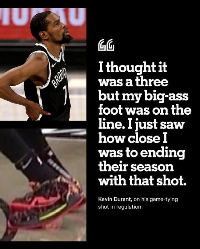 开云-抢七轰48分创历史！篮网出局无碍杜兰特系列赛封神